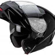 casco modulare moto scooter Scorpion EXO 920 SOLID black LUCIDO
