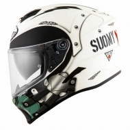 Casco integrale moto Suomy Stellar Cyclone helmet casque white matt pinlock