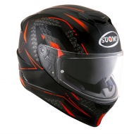 Casco integrale moto Suomy Stellar Shade helmet casque black red pinlock